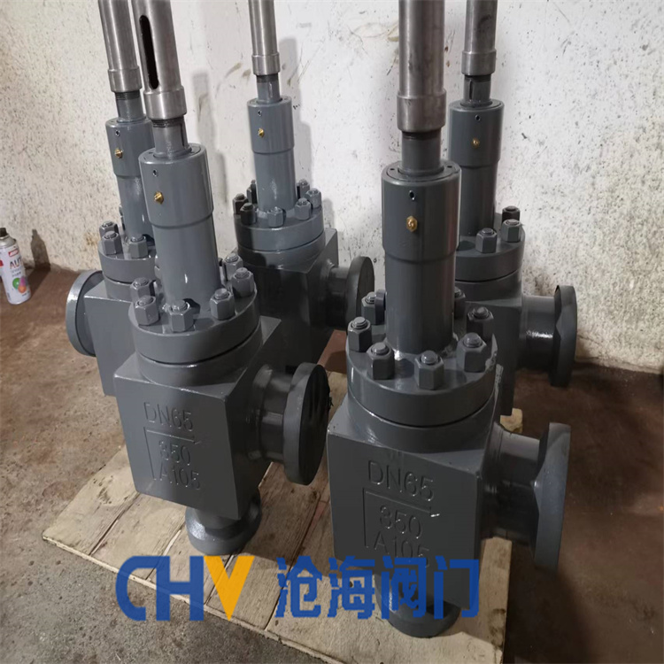 供应CHVJ沧海L87Y-160手动高压卡箍角式节流阀