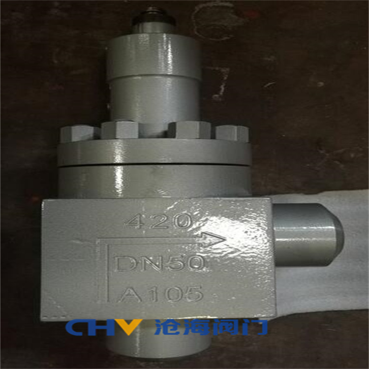 供应CHVJ沧海JL67Y-2500LB高压美标焊接角式截止阀