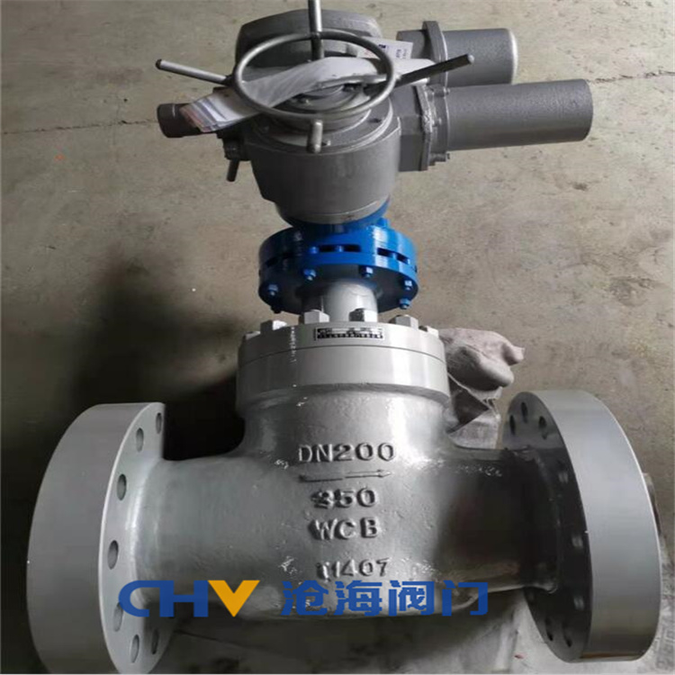 供应CHVJ沧海JHT9B46Y-350防爆电动高压平衡式截止调节阀