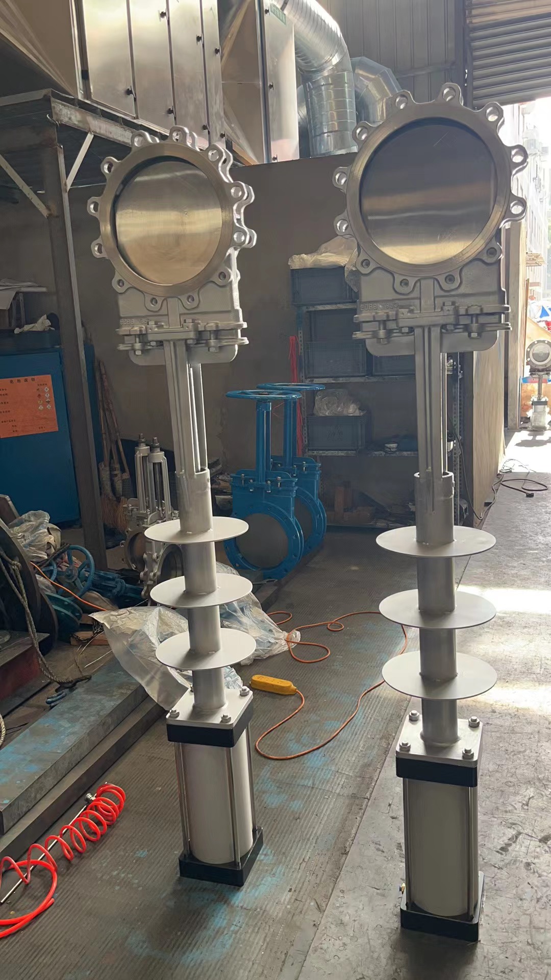 供应气动高温插板阀