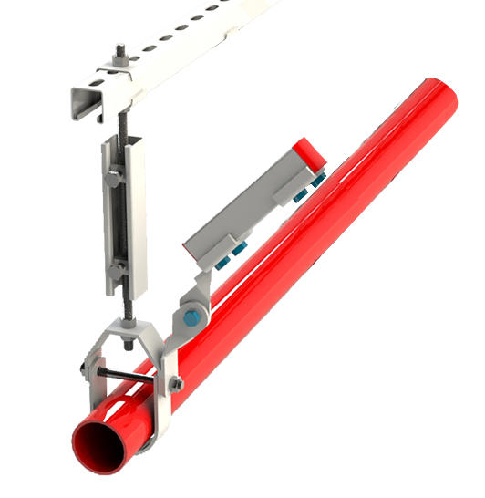 供应抗震支架城市地下管廊消防水施暖抗震支吊架