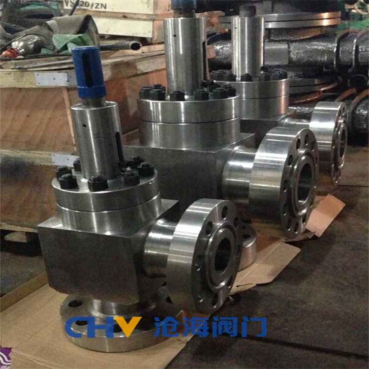 供应CHVJ沧海JHT47Y-350P不锈钢抗硫高压角式截止阀