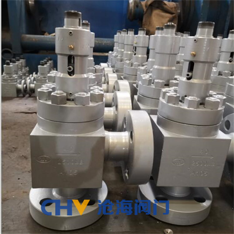 供应CHVJ沧海JHT47Y-350P不锈钢抗硫高压角式截止阀