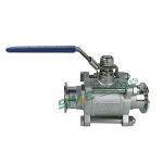 供应GUKF304不锈钢高真空手动卡箍球阀