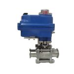 供应GUD304不锈钢高真空电动卡箍球阀