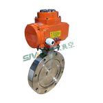 供应GID304不锈钢高真空电动法兰蝶阀