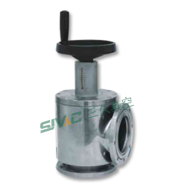 供应GD-J304不锈钢法兰连接手动真空挡板阀