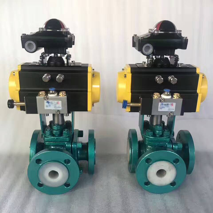 供应气动法兰衬氟球阀-Q641F46控格科技